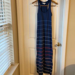 Aeropostale stripped maxi dress